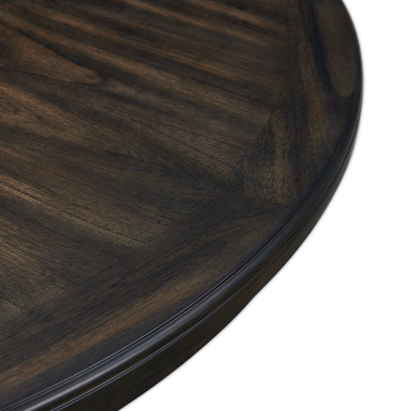Amherst Dining Table w/Wood Leg Dark Finish