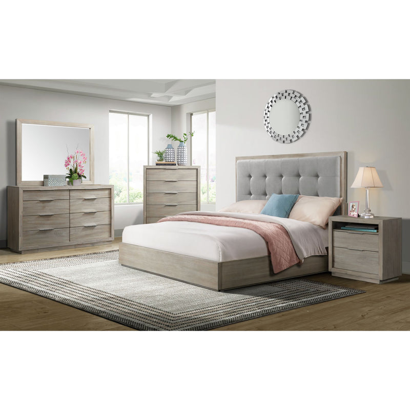 Arcadia 6-Drawer Chest in Grey