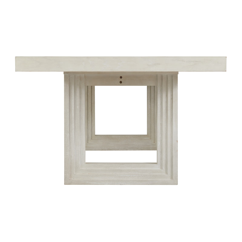 Avalanche Rectangular Dining Table with 18" Leaf in Antique White