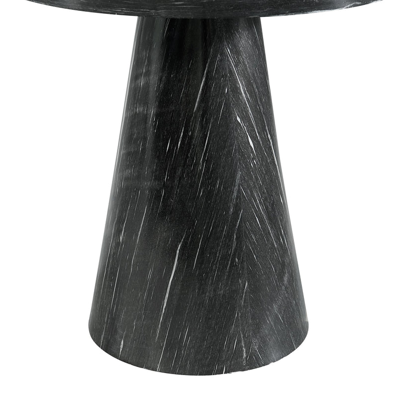 Bellini Round Occasional End Table Complete in Grey
