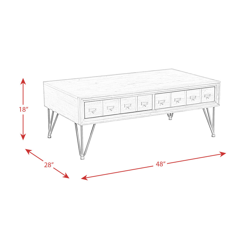 Boone 2PC Occasional Table Set-Coffee Table and End table