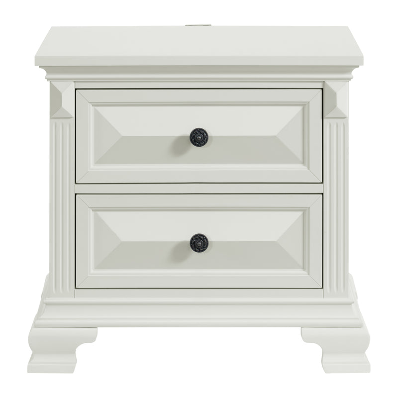 Bridgestone 2-Drawer Nightstand with USB