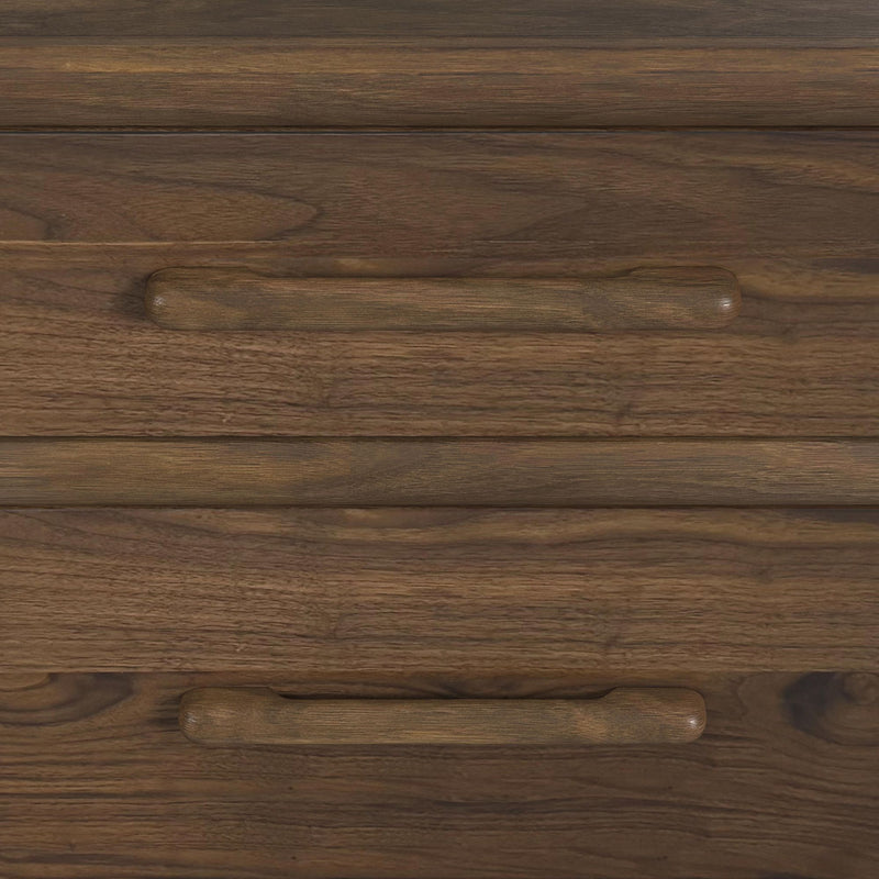 Brisbane Nightstand with USBC and LED in Brown