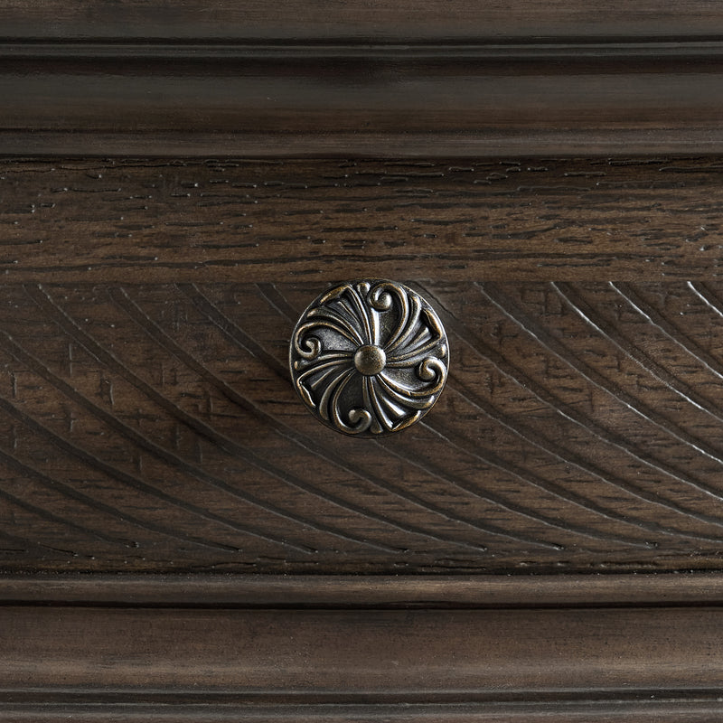 Brunswick 5-Drawer Chest in Mahogany