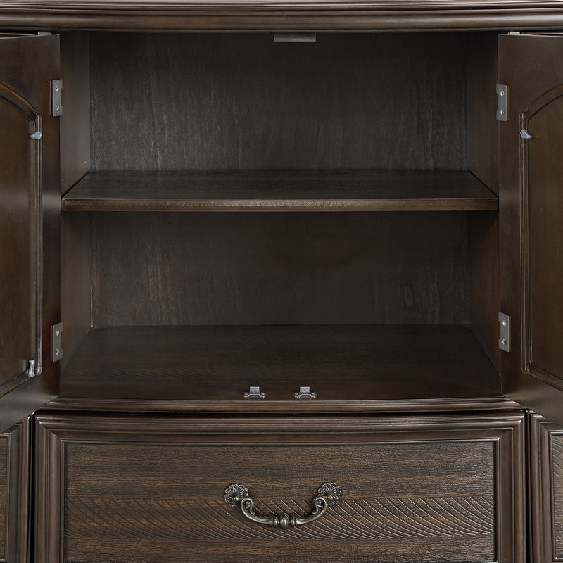 Brunswick Dresser and Mirror Set in Mahogany
