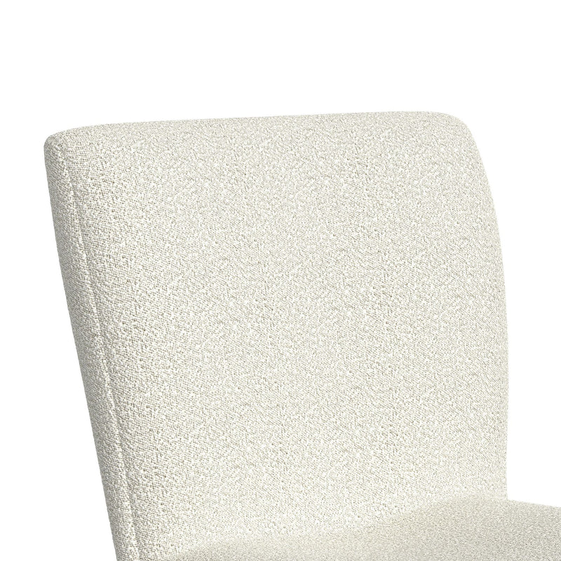 Cambrie UPH Swivel Bar Stool with Beige Boucle in Natural (2 Per Carton)