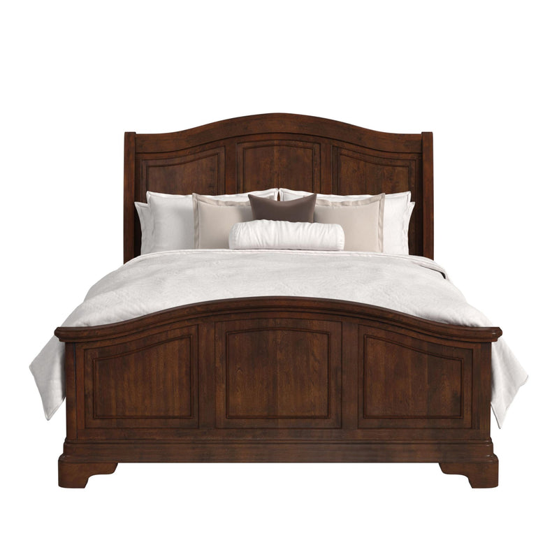 Cameron Cherry Panel Bed