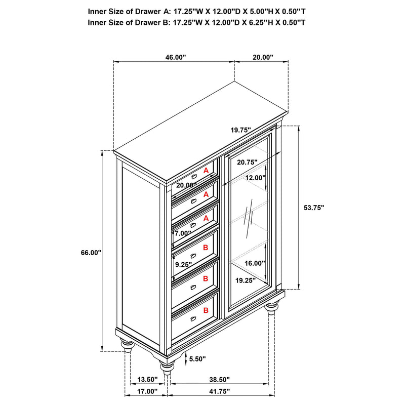 Andover Door Chest