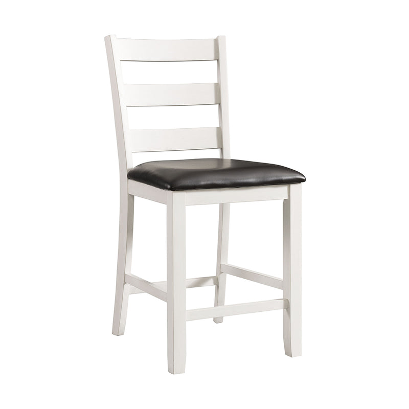 Martin 5pc Counter Set (Dark Brown Top - White Base)