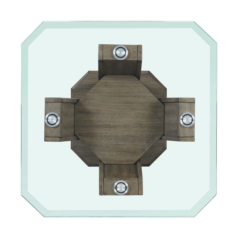 Dapper Square End Table Grey