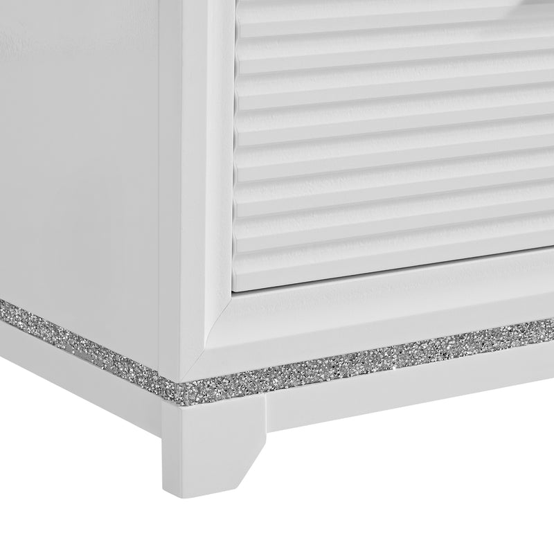 Denmark 6-Drawer Dresser in White