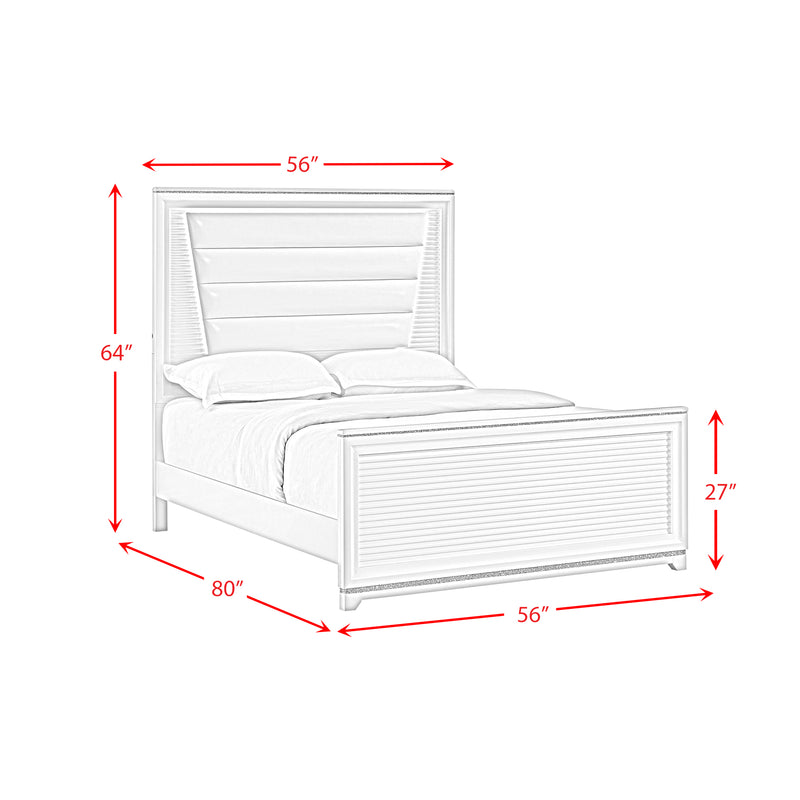 Denmark UPH Bedroom Set with Lights