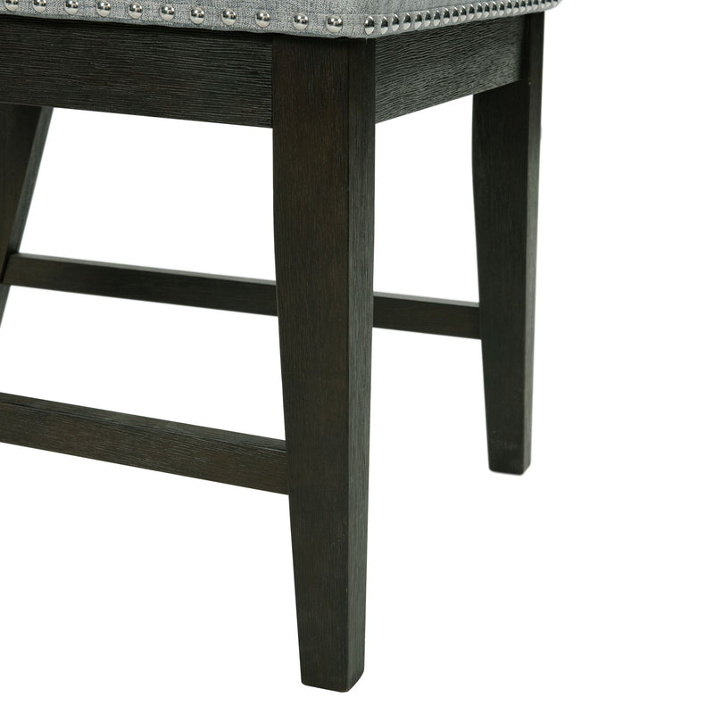 Donovan 5PC Standard Height Dining Set-Table and Four Side Chairs in Gray