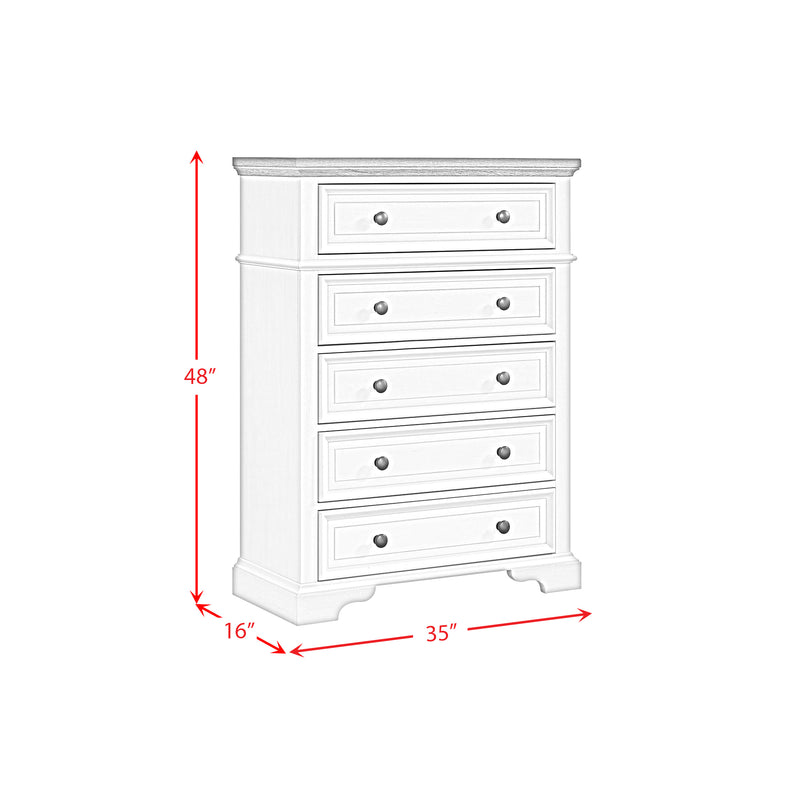 Eastwood Youth UPH Bedroom Set in Off-White