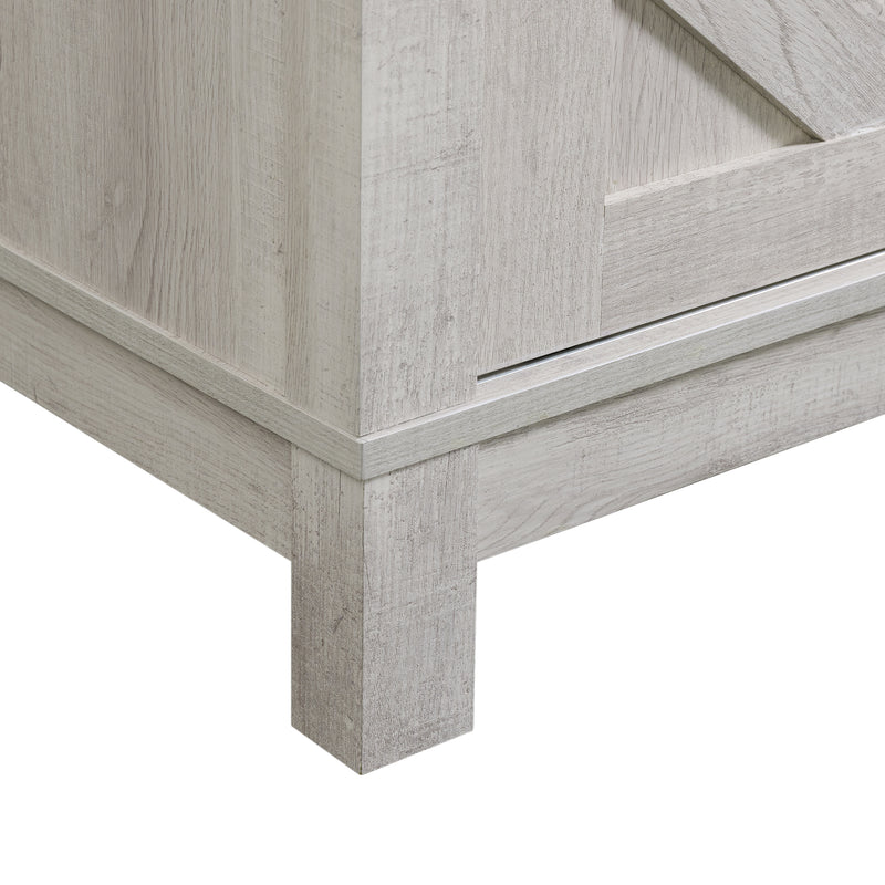 Eleanor 70" TV Stand with Sliding Door in White