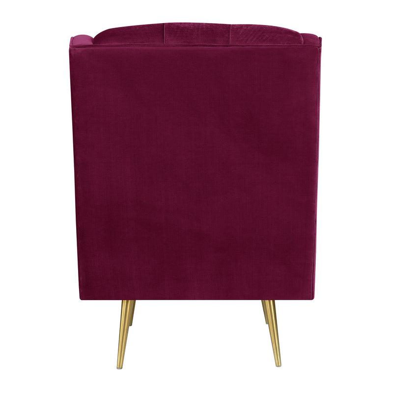 Bryan Accent Chair w/ Gold Legs