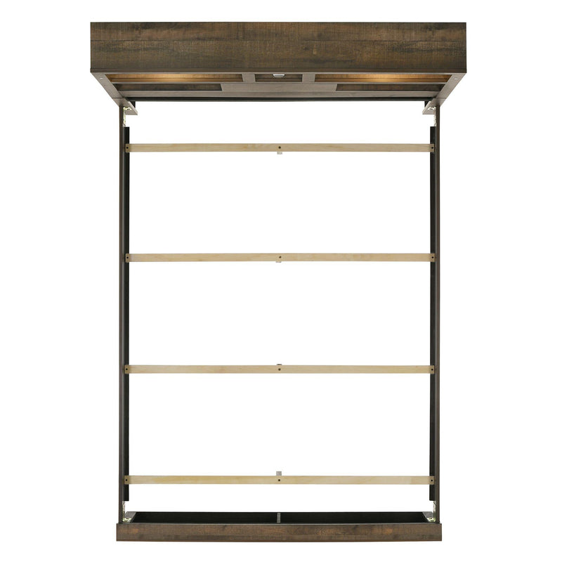 Bailey King Bookcase Panel Bed with Bluetooth