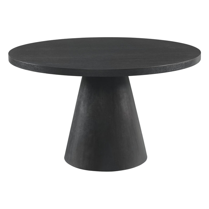 Portland Standard Height Dining Set in Black-Rectangular Table and Four Chairs