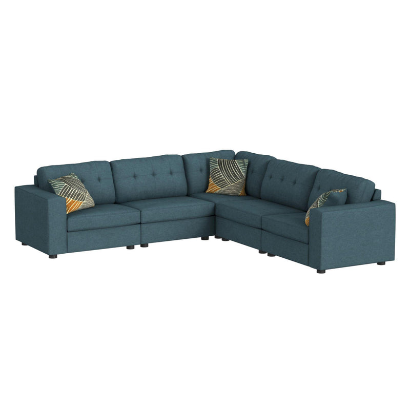 Options One RHF Chair in Palmer Plus Teal with 1 Pillow 20"ÔøΩ