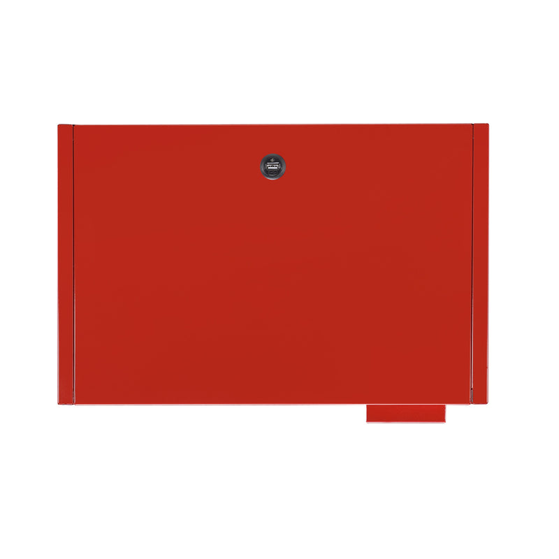 Ember Nightstand (C-1094) RED NIGHTSTAND W/ USB
