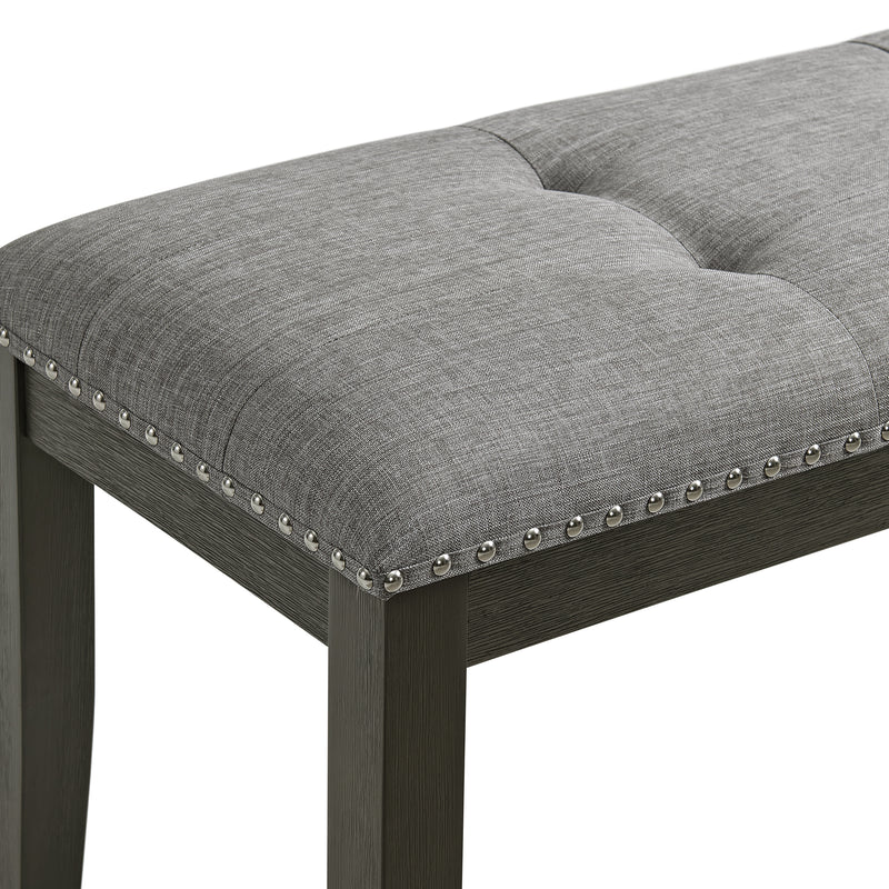 Everdeen Dining Set in Charcoal-Table & Four Chairs