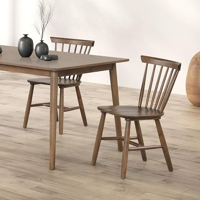 Beale Dining Table Walnut & Black