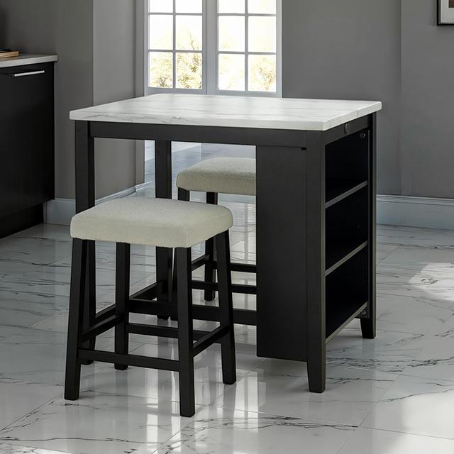 Chalcedony 3 Pc. Dining Table Set