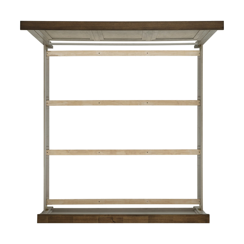 Farmington Panel Bedroom Set in Medium Brown and Washed Stone