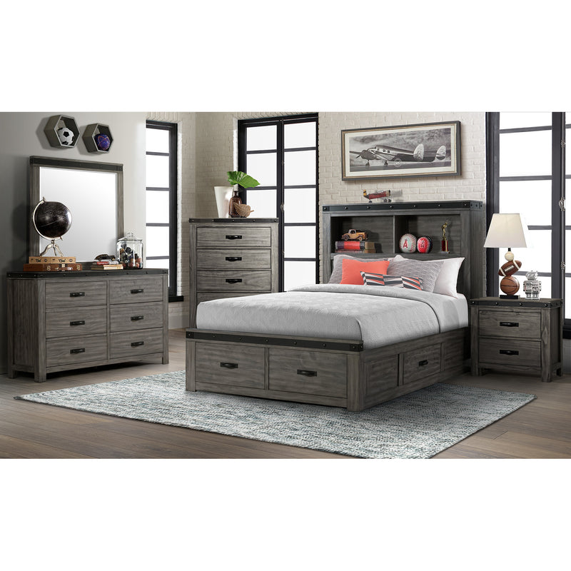 Wade Youth Platform Storage Bed