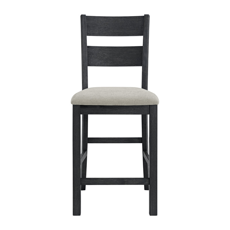 Garcia 5PC Counter Set with Table and 4 Chairs in Black