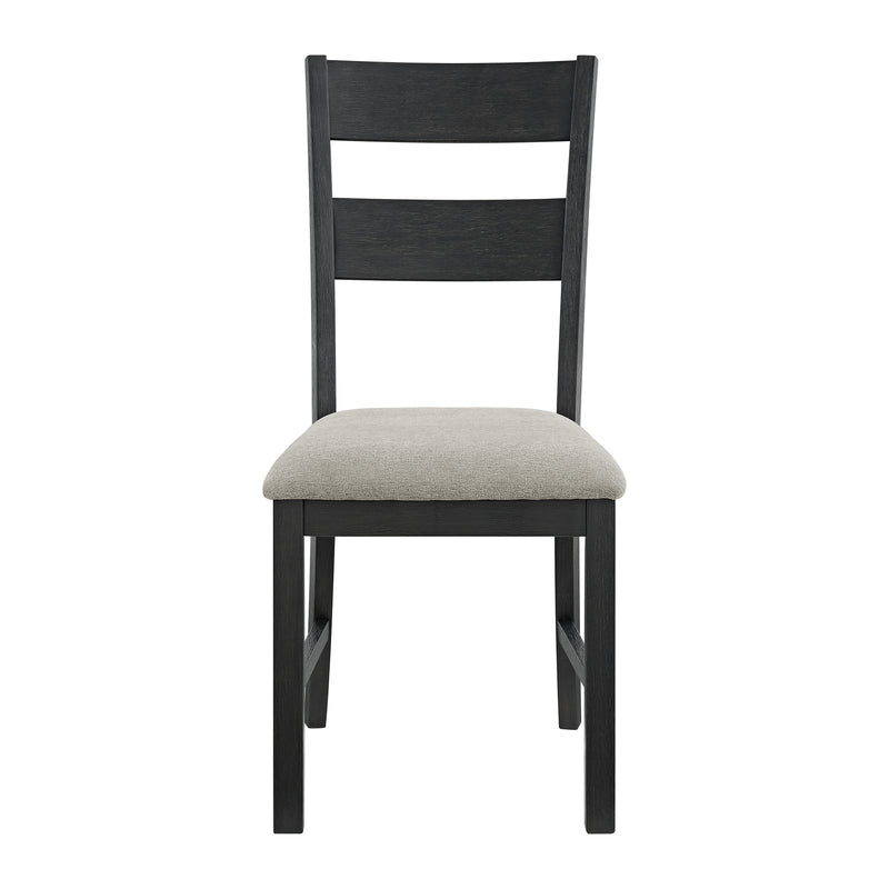 Garcia 6PC Dining Set with Table, 4 Chairs, and Bench in Black