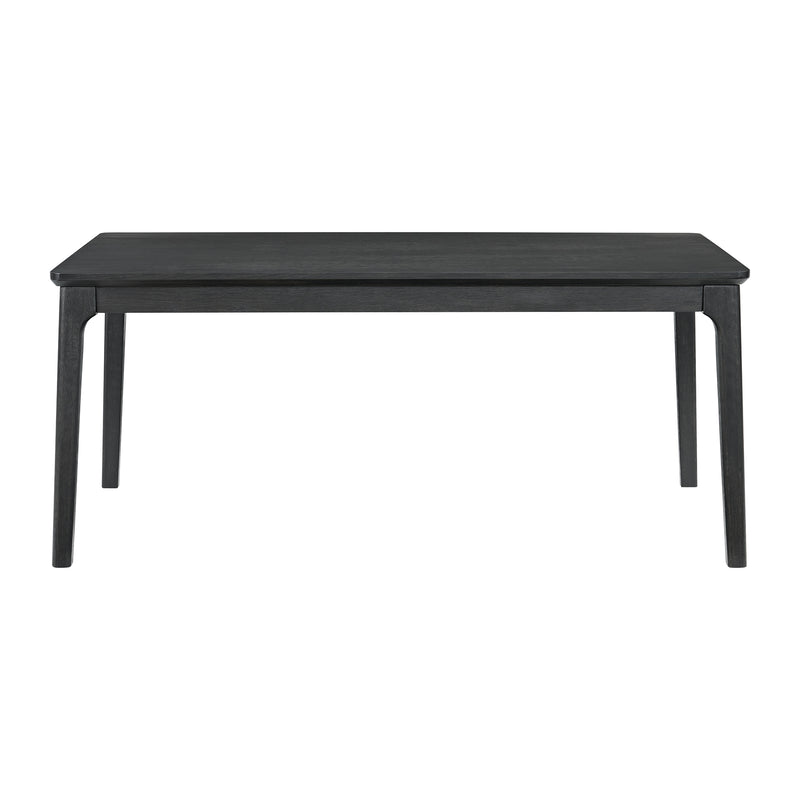 Garcia 6PC Dining Set with Table, 4 Chairs, and Bench in Black
