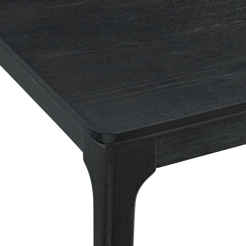 Garcia 5PC Dining Set with Table and 4 Chairs in Black