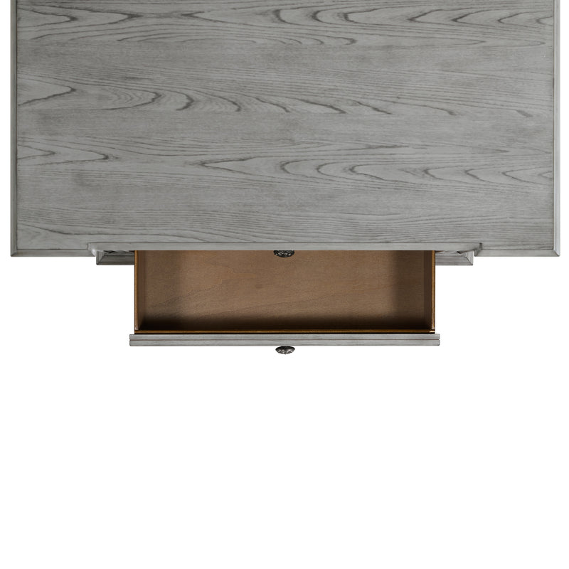 Glenmore 5-Drawer Chest in Aged Grey