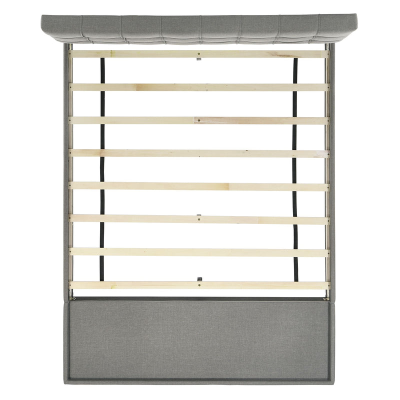 Hacienda Queen Storage Bed W/Tacoma Grey CM 003 (3A Packing)