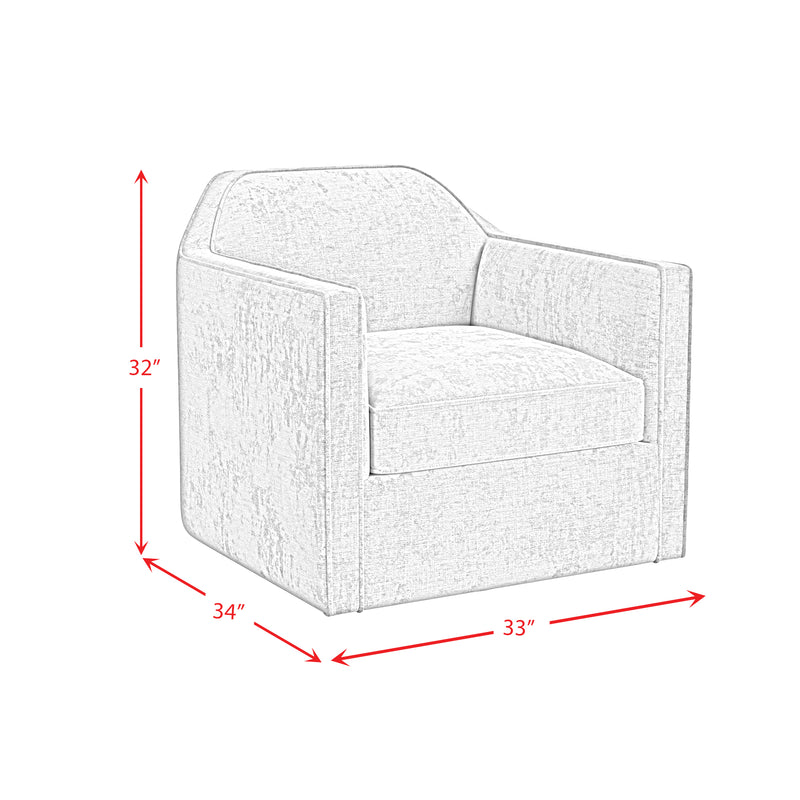 Hamlin Swivel Chair in Beamer Cement