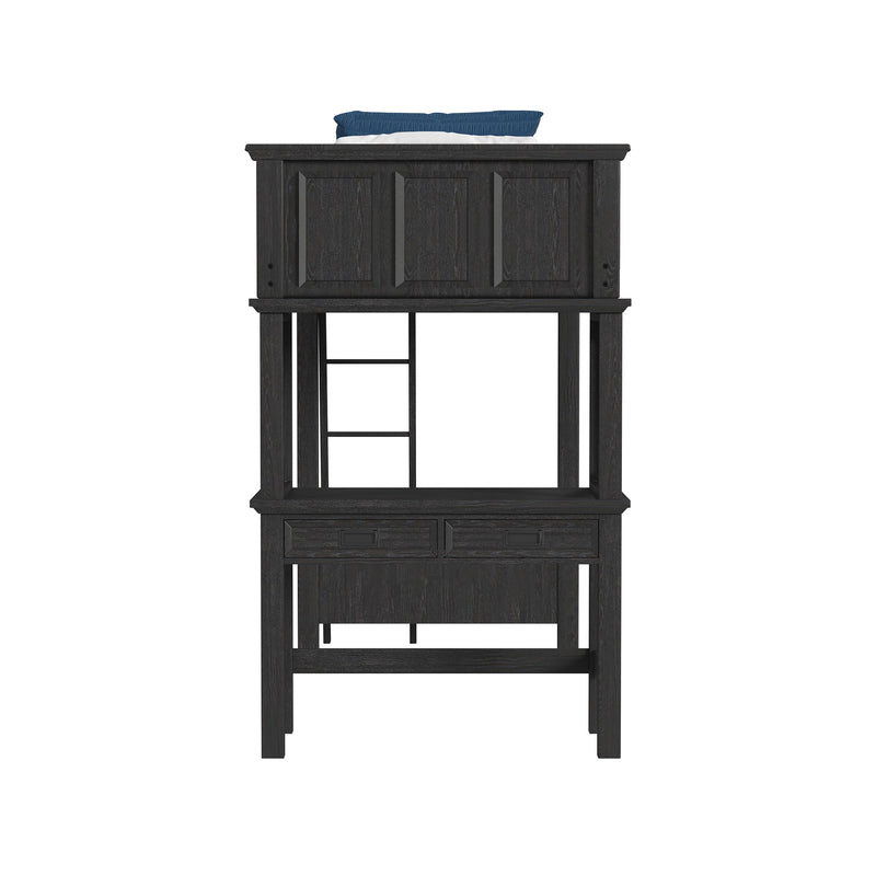 Hampton Kids Loft with Ladder and Desk with Speaker