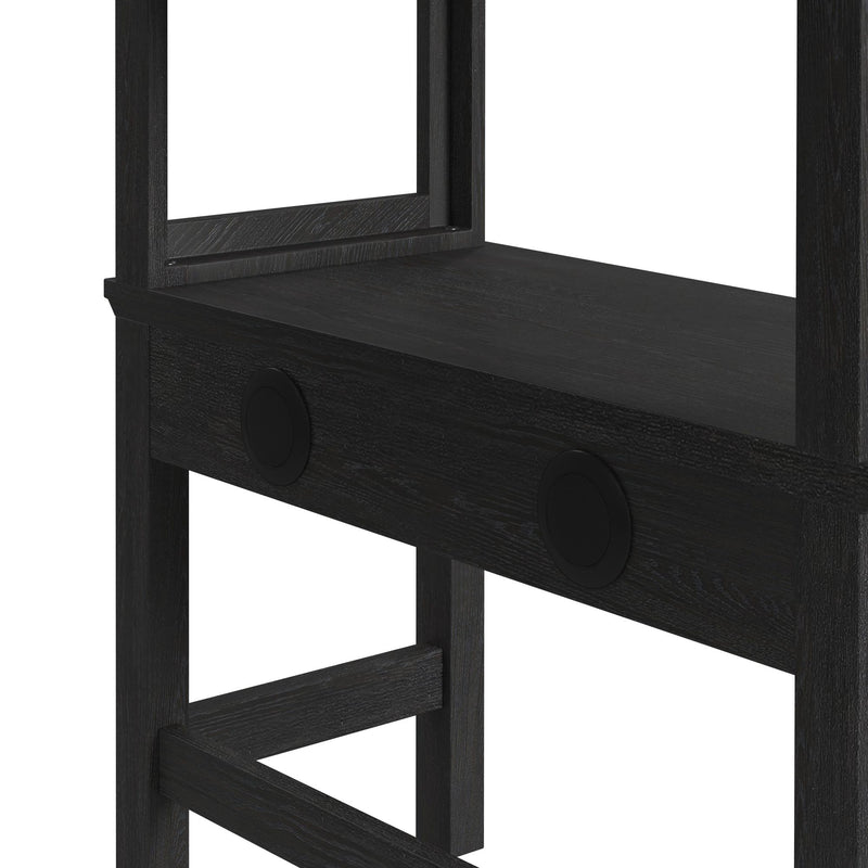 Hampton Kids Loft with Staircase and Desk with Speaker