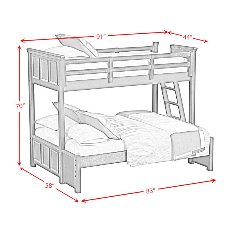 Hampton Kids Over Bunk with Ladder