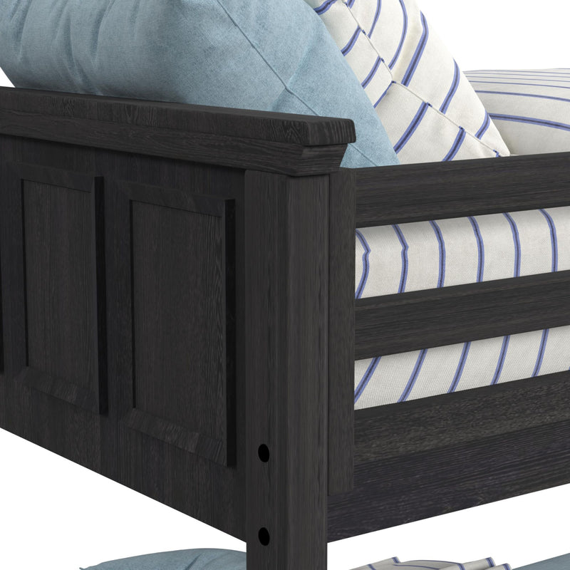 Hampton Kids Over Bunk with Ladder and Trundle