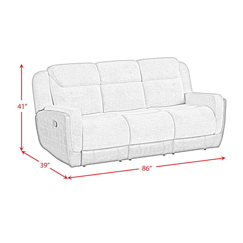 Hornet Motion Sofa in Rancho Grey