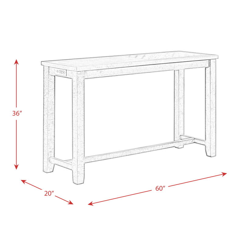 Jax Bar Table Single Pack (Table + Three Stools)
