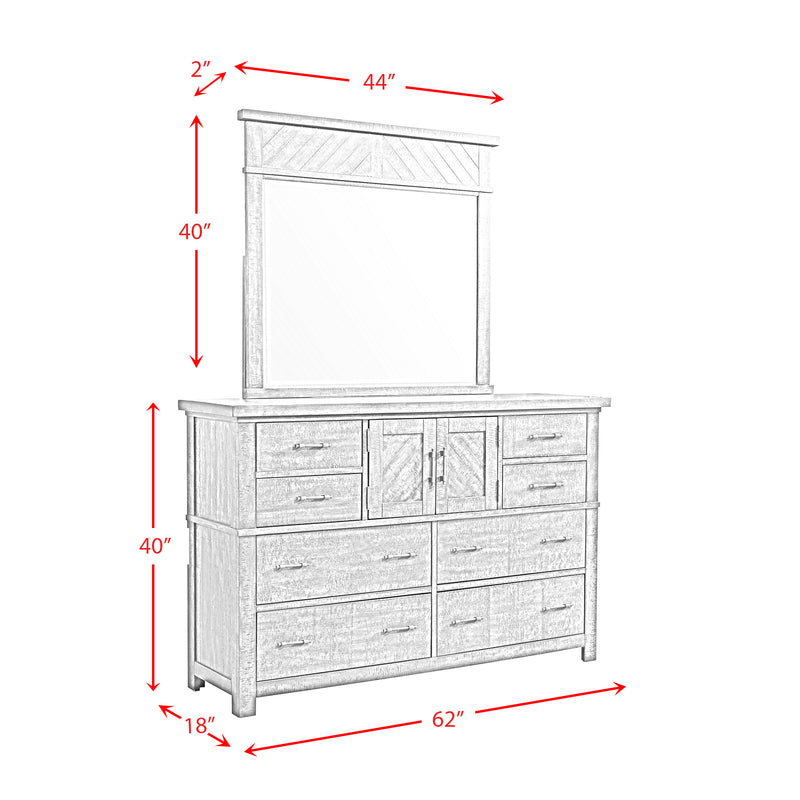 Jax Dresser & Mirror Set