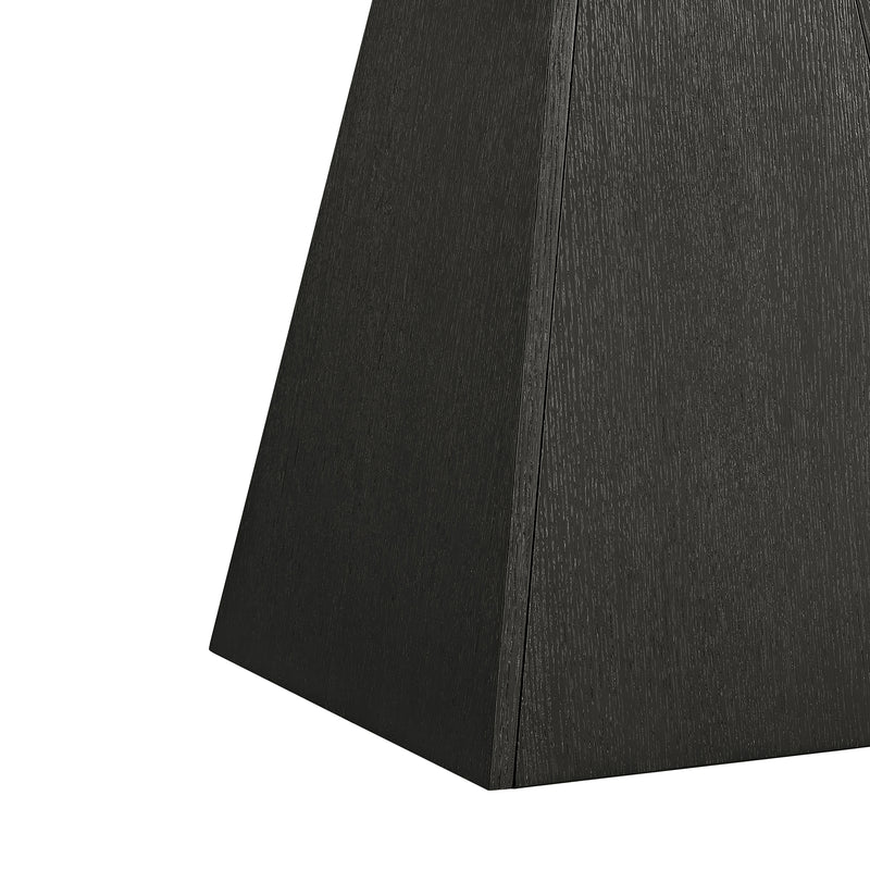 Jemma 3PC Occasional Table Set in Grey and Dark Espresso-Coffee Table & TwoEnd Table
