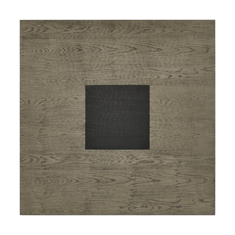 Jemma Square Table w/ Grey Top & Dark Espresso Base
