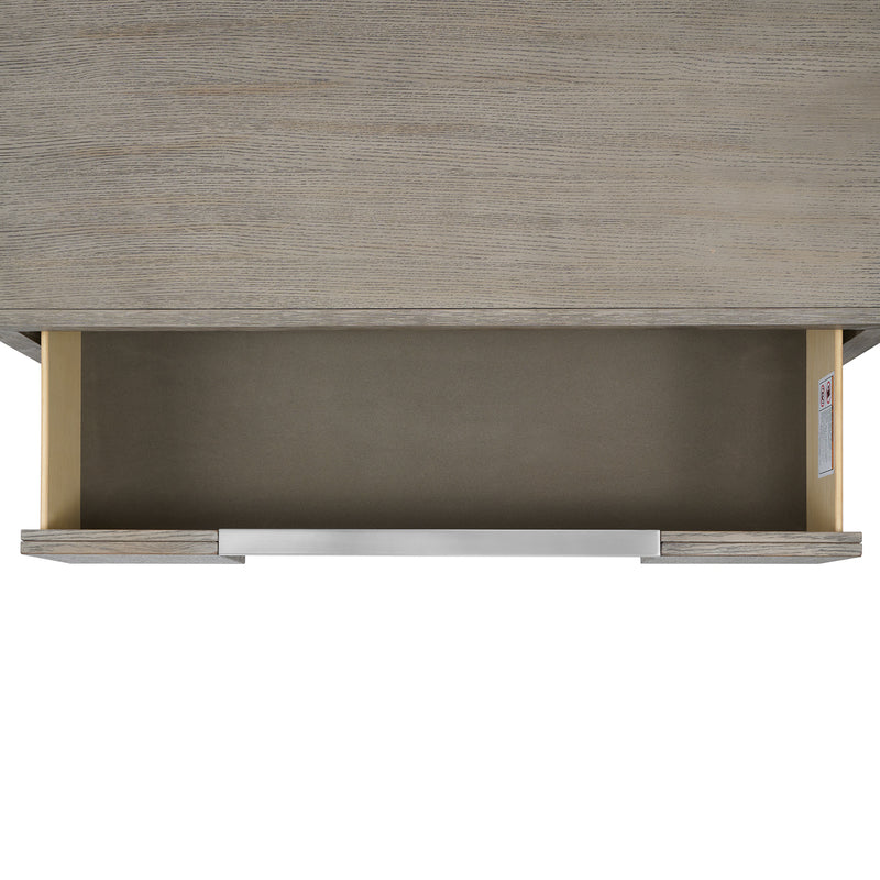 Kelis 6-Drawer Dresser in Grey