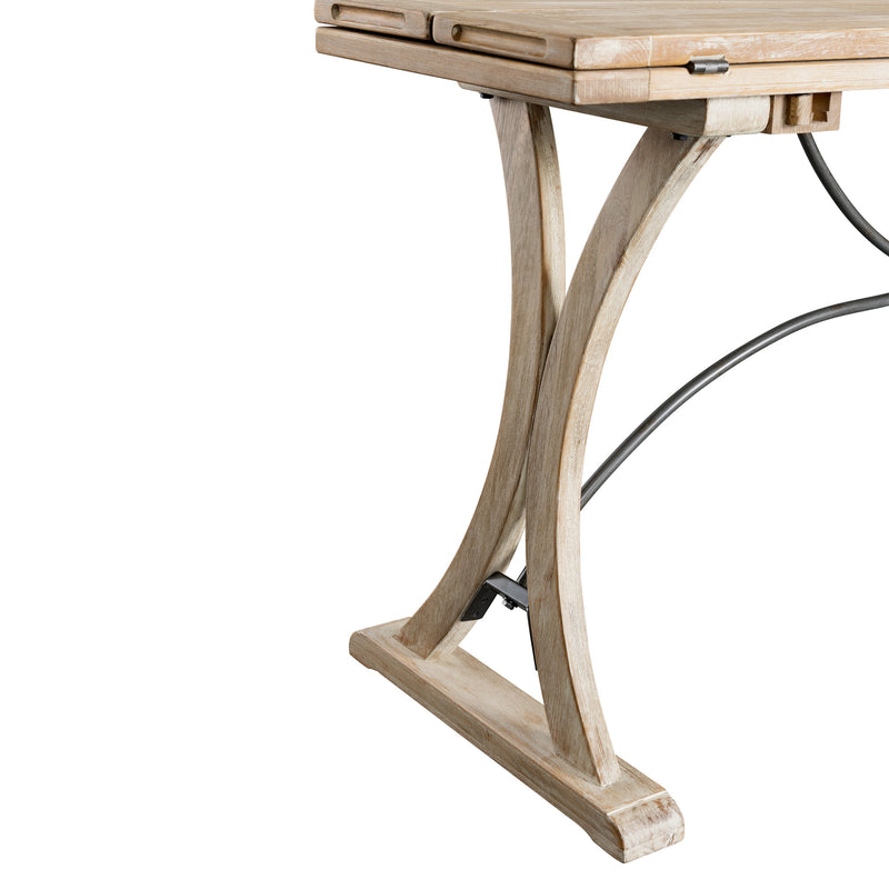 Callista Folding Top 5PC Dining Set-Table and Four Chairs
