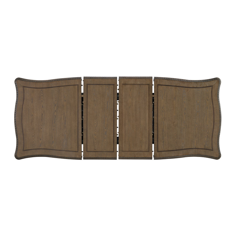 Madison Park Standard Height Dining Set in Walnut-Table and Four Chairs