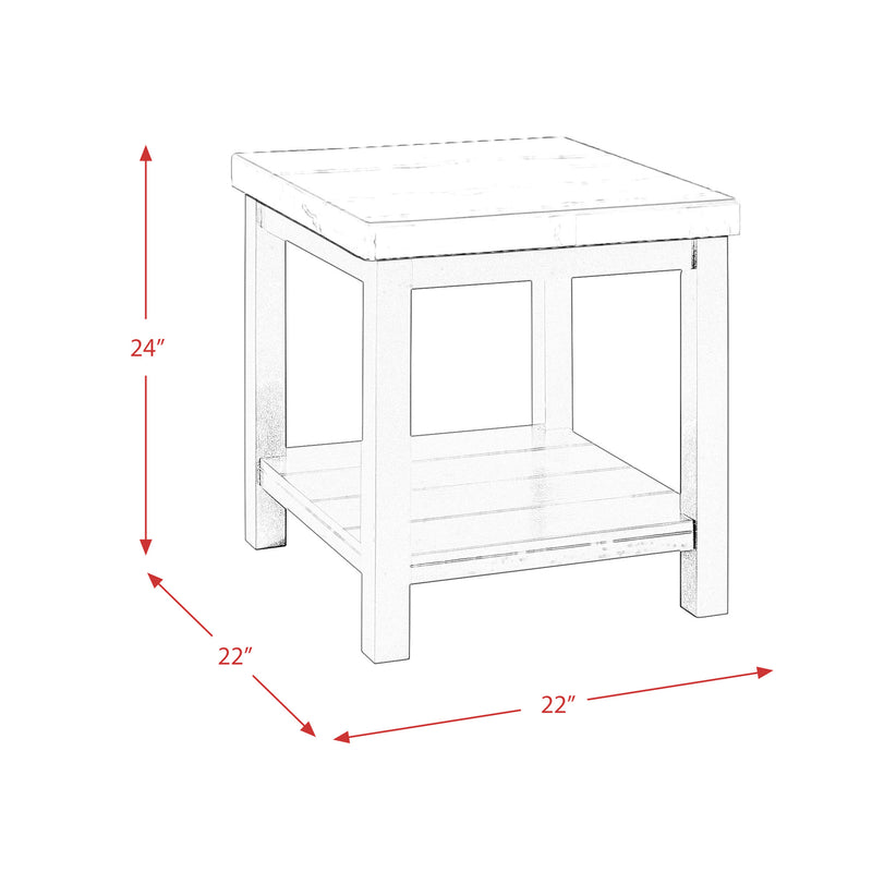 Marcello w/ White Top - End table