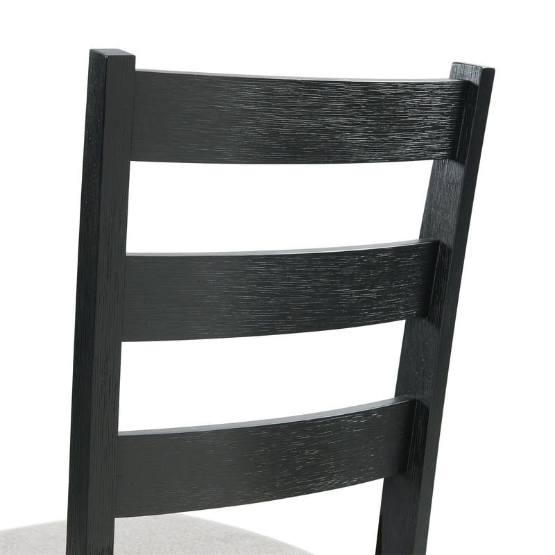 Martin 3 pc Drop Leaf Dining Set (Black Base)